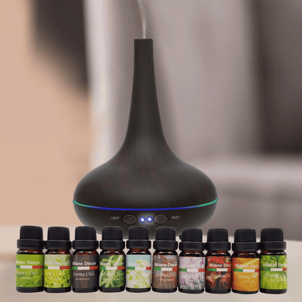 Milano Aroma Diffuser With 10 Pack Oils - Inspira Nutritionals