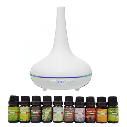 Milano Aroma Diffuser With 10 Pack Oils - Inspira Nutritionals