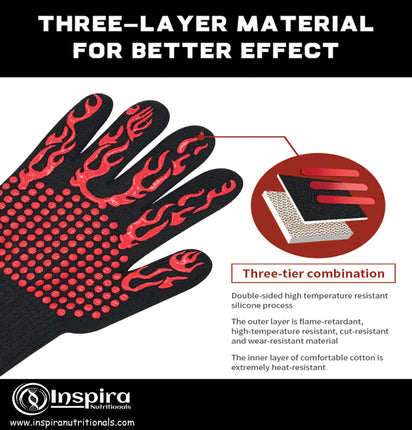 Glove BBQ Heat Resistant - Inspira Nutritionals